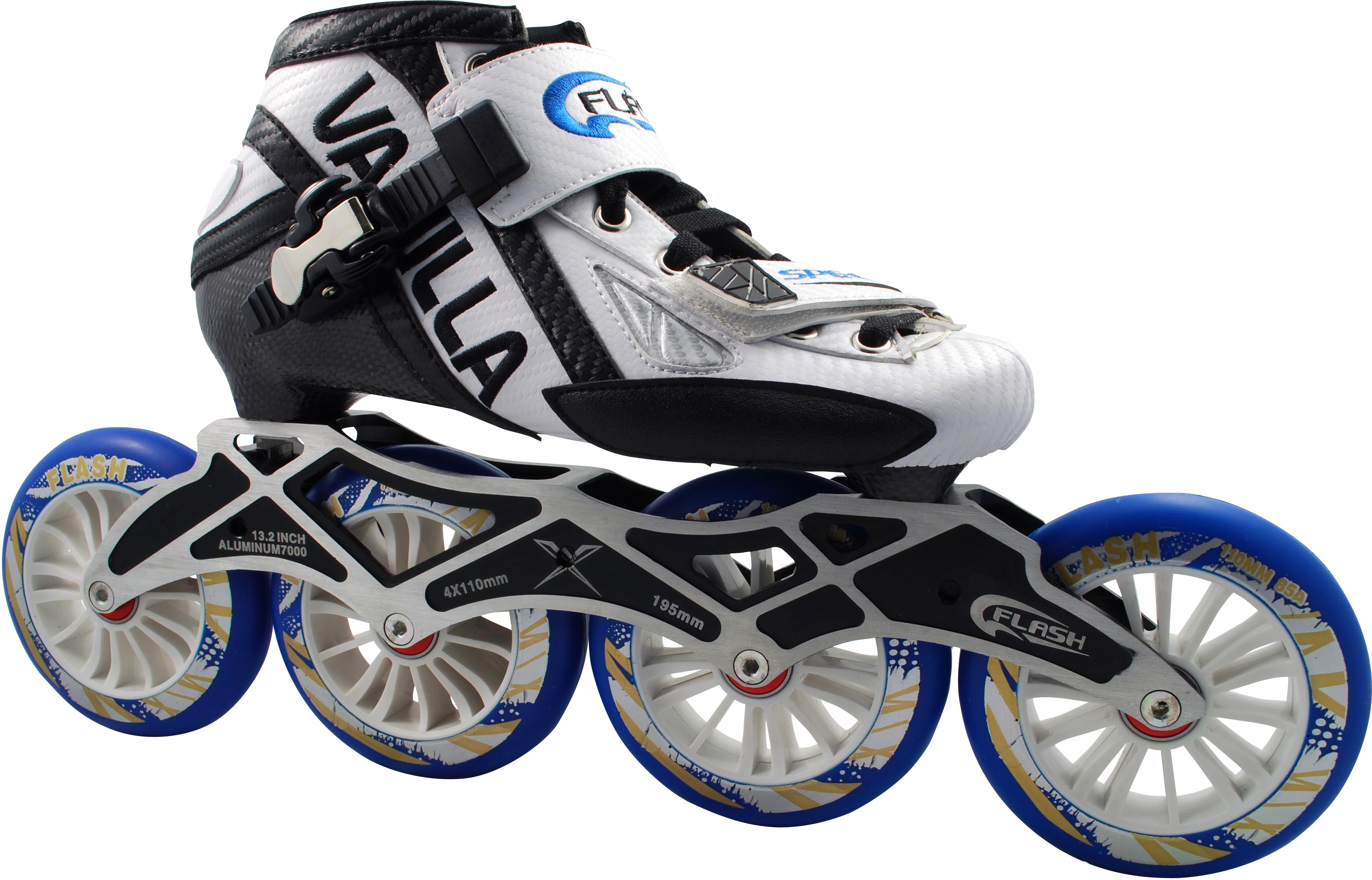Vanilla Flash Inline Speed Skates at Homewood Skate Shop